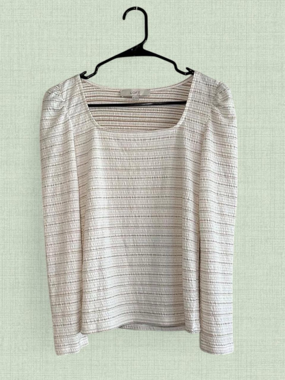 LOFT Preppy Long Sleeve Blouse Size XS